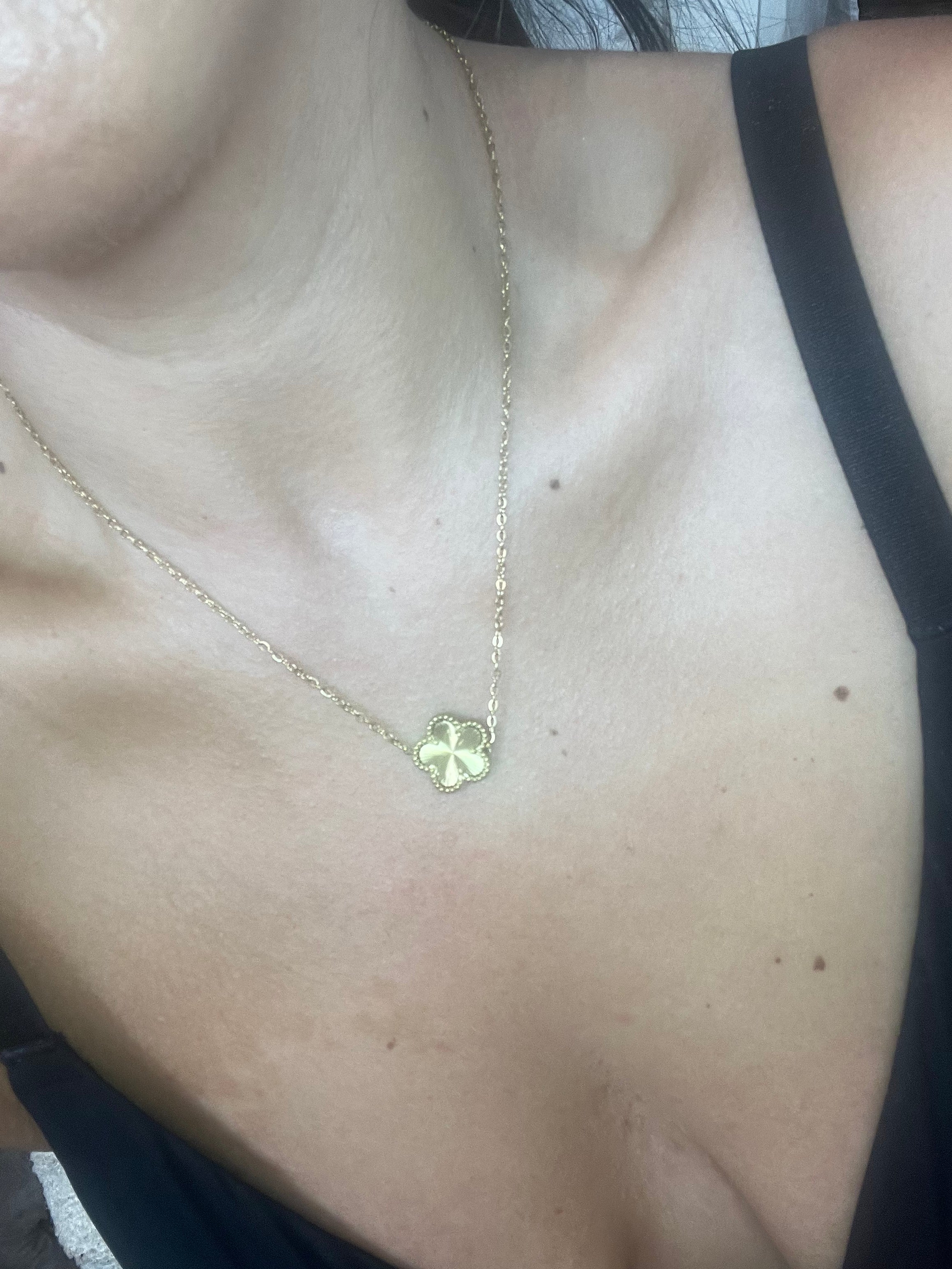 Gold Clover necklace