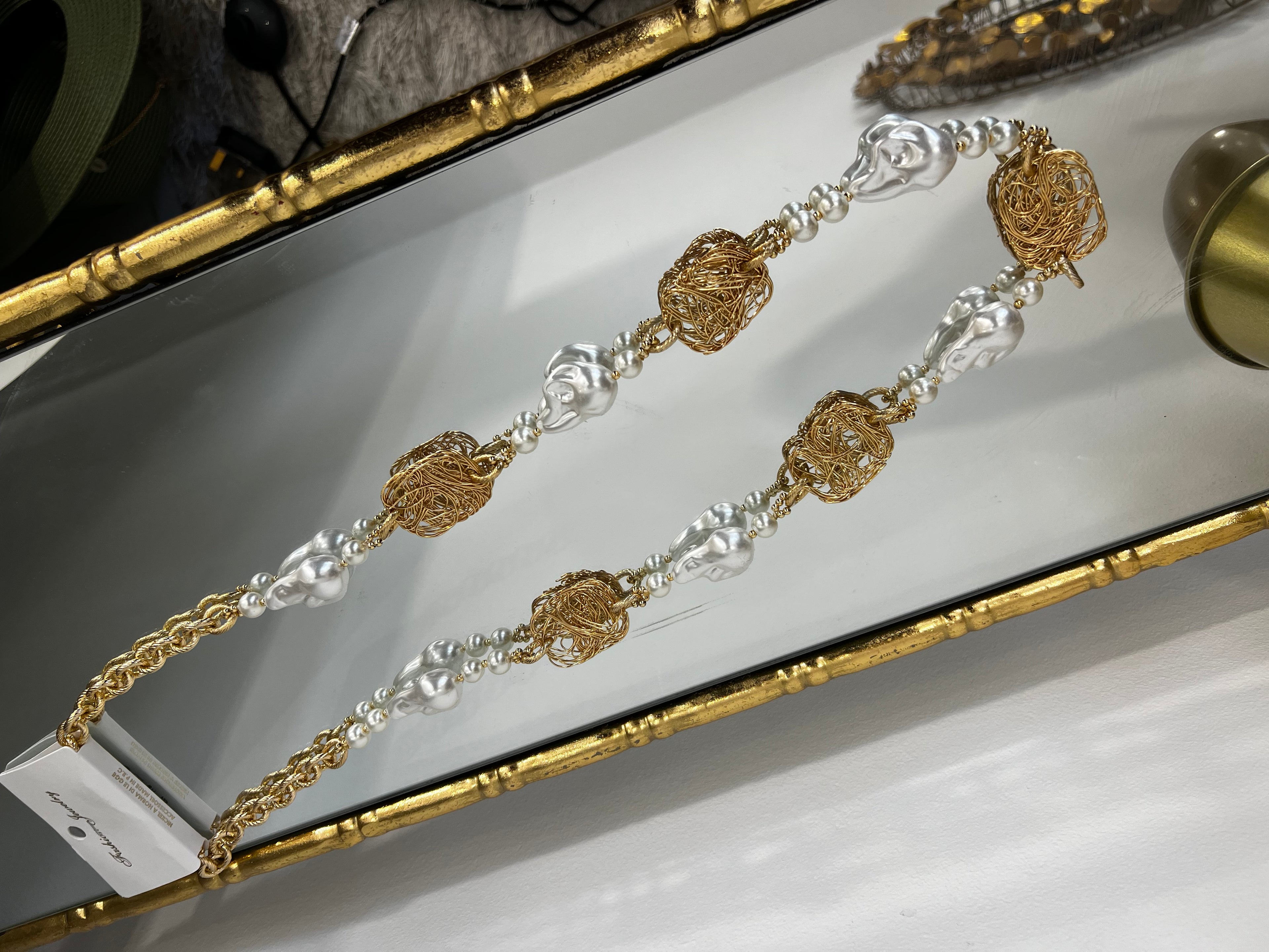 Miami pearl chunky necklace