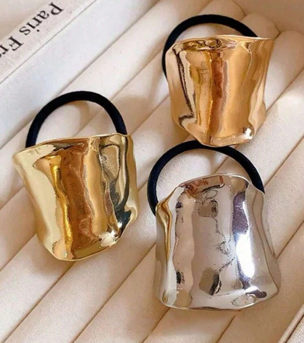Gold statement hairbands